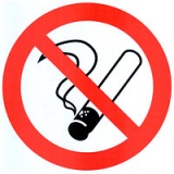 P01 "Запрещается курить" 210х210 пленка купить в Челябинске